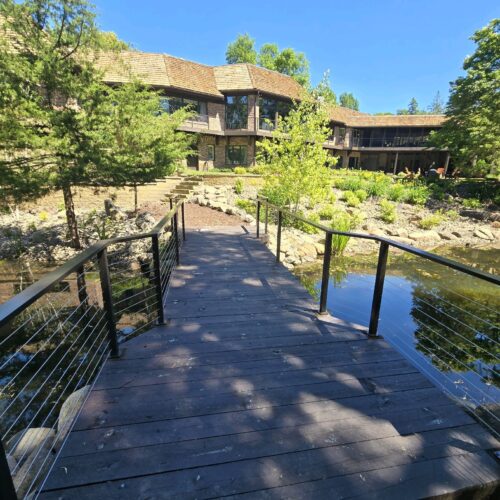 A bridge over calm waters