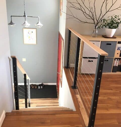 Cable railing and stairs